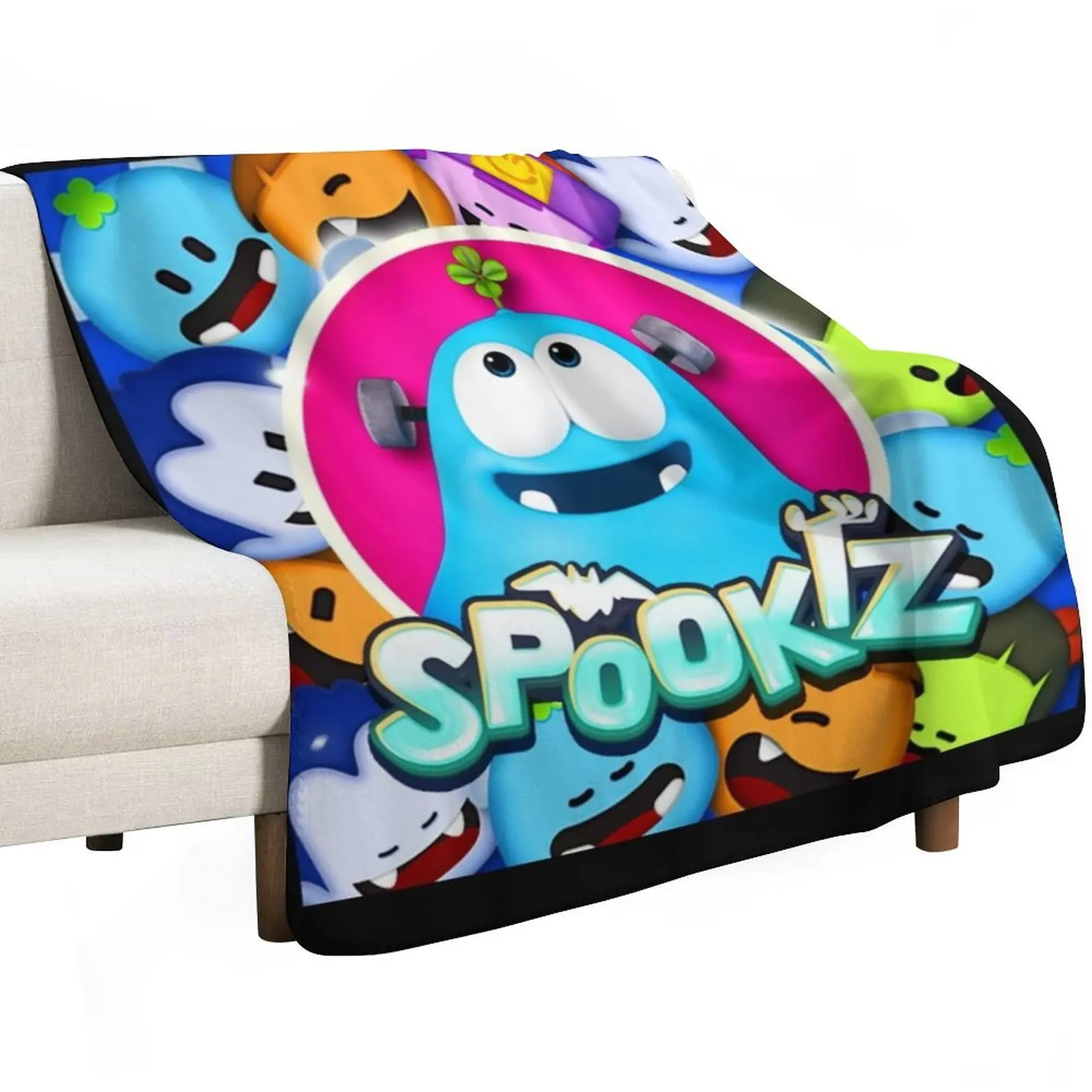 Фото Костюм Spookiz, детская рубашка Spookiz, подарок для фанатов, мягкий уютный плед для домашних животных, детей и взрослых №2