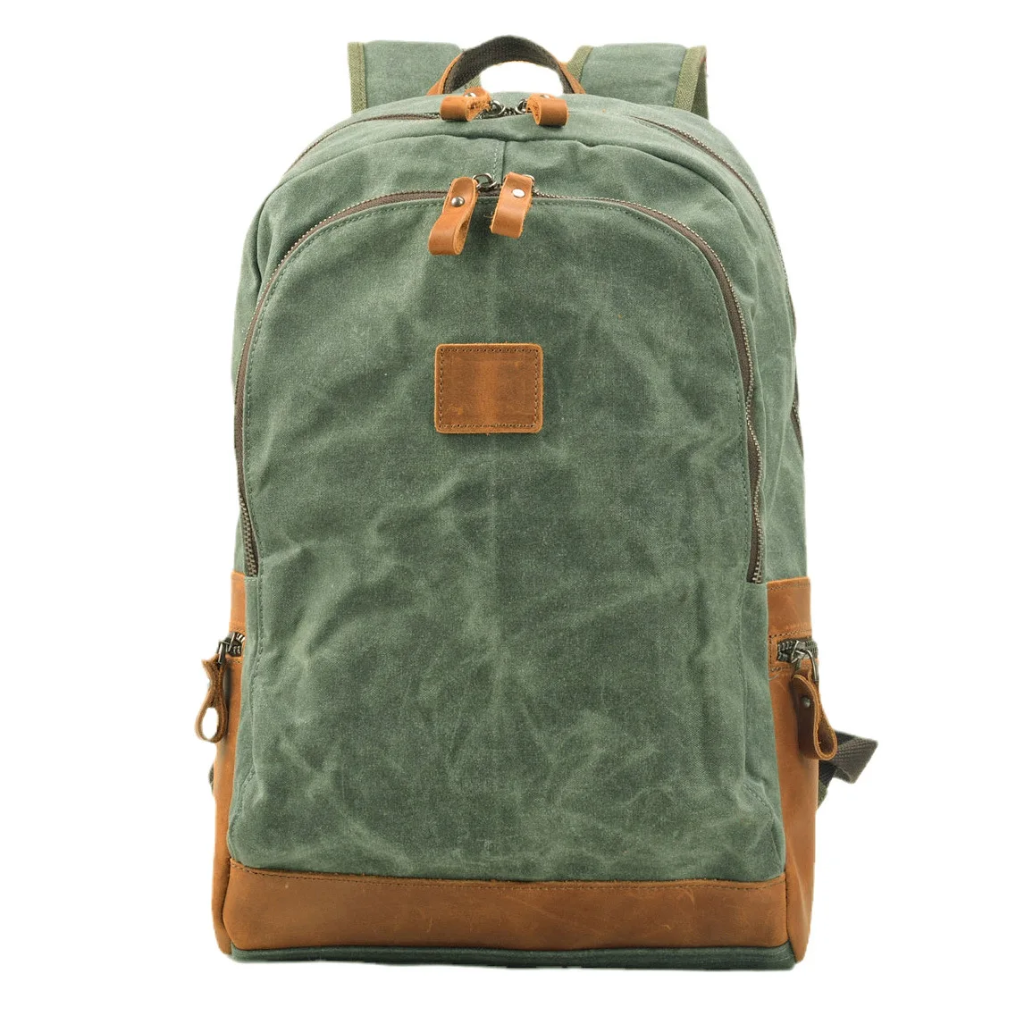 

Backpacks for women Oil Waxed Canvas Backpack Laptop Bag Multifunctional Outdoor Waterproof Travel Bag Hiking Leisure Backpack