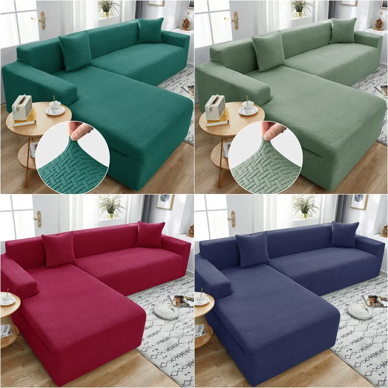 

1/2/3/4 Seater Elastic Jacquard Sofa Cover Stretch Spandex Sofa Covers Non-slip Washable Couch Slipcovers Living Room Furniture
