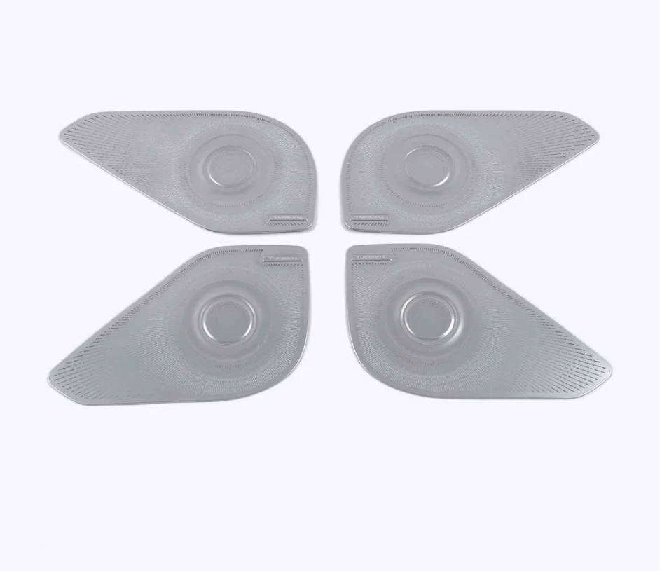 

Car Interior Door Speaker A Pillar Audio Loudspeaker Cover Kit Trim For Hyundai Tucson NX4 2021 2022 Stainless Steel Accessories