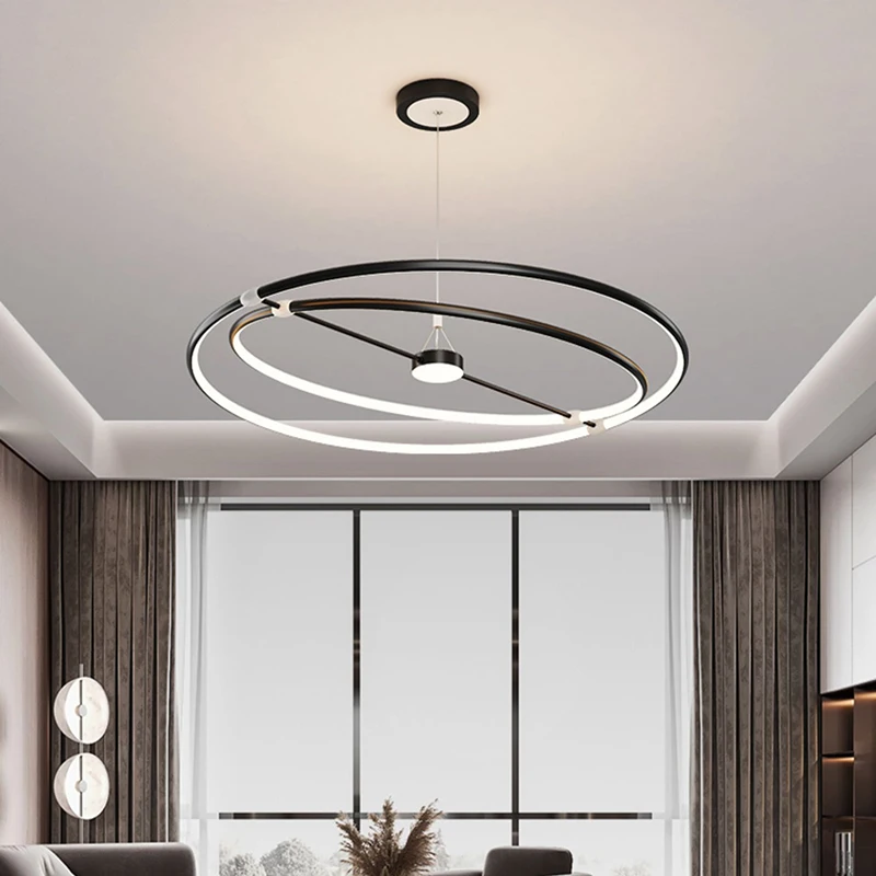 Минималистичные светодиодные люстры комнатная лампа для гостиной спальни