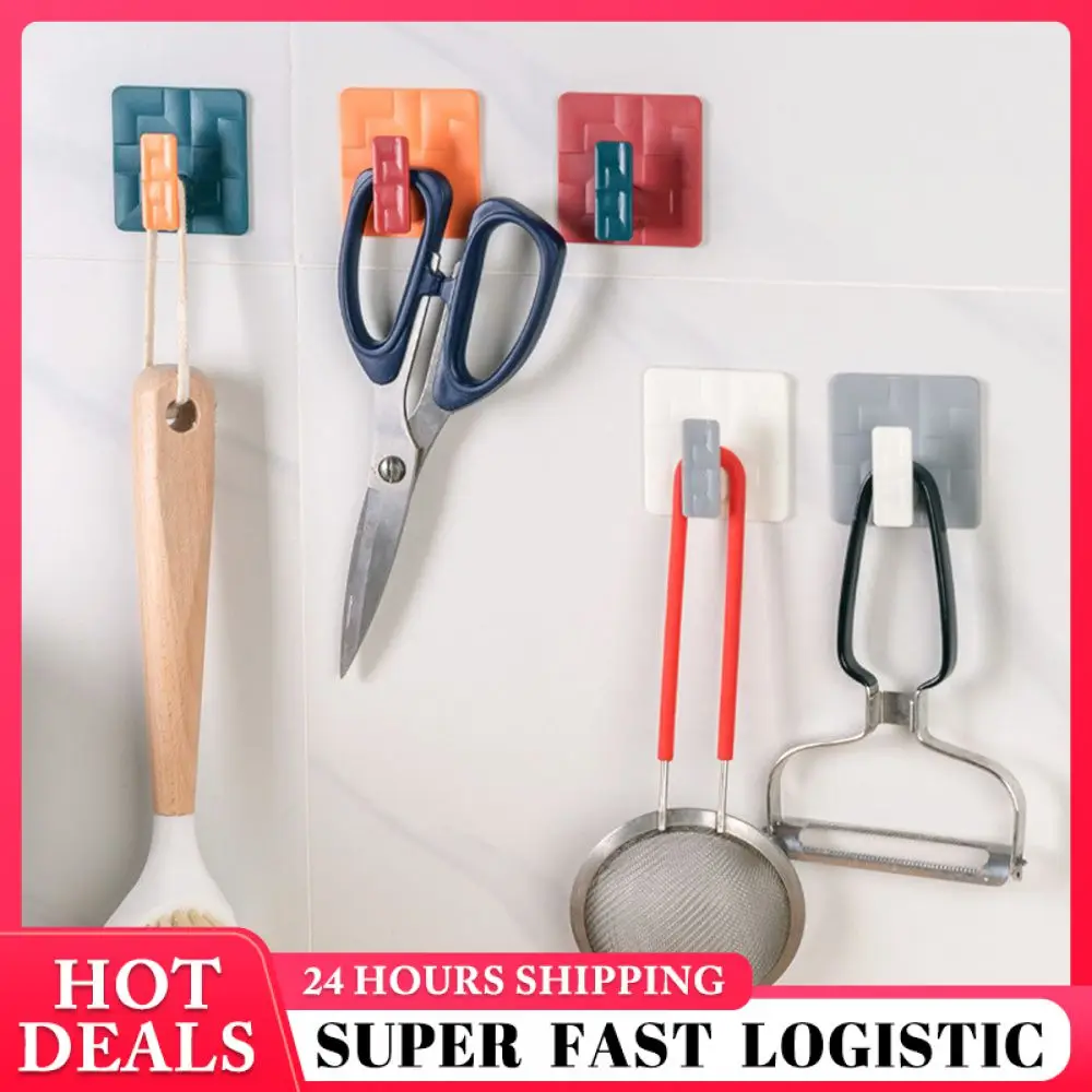 

Hook Up No Trace Wear-resistant Kitchen Wall Beautiful Durable Household Nail Free Simple Portable Creativity Storage Square