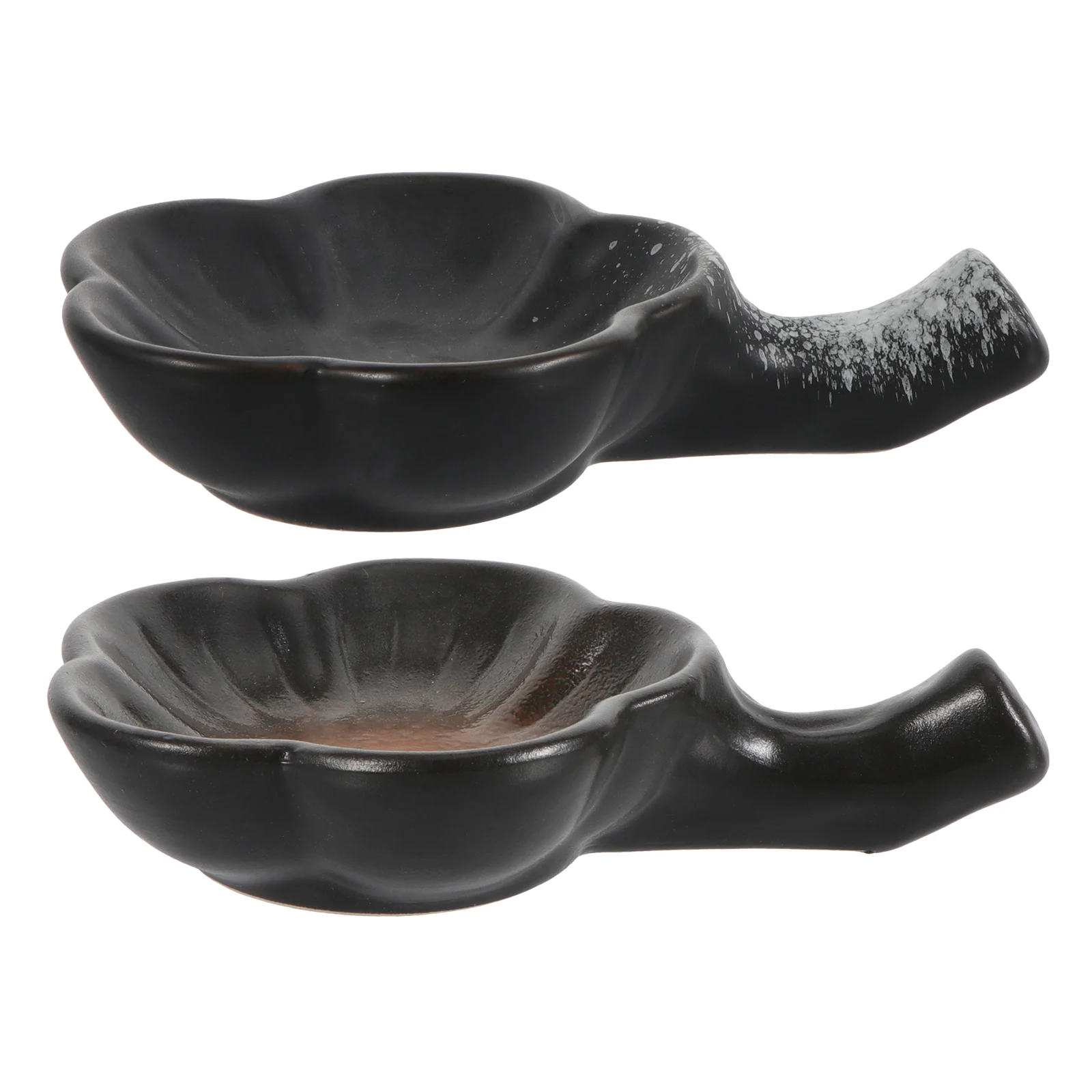 

2 Pcs Ceramic Seasoning Plate Sauce Dish Sauce Plates Household Soy Sauce Dishes