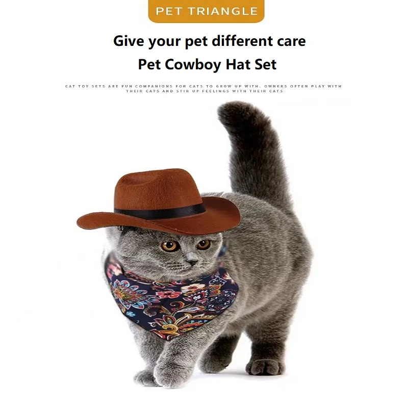 

Головной убор Mascotas для собак, аксессуары в Западном ковбойском стиле для ухода за щенками, уличная головная уборка для маленьких собак, коше...