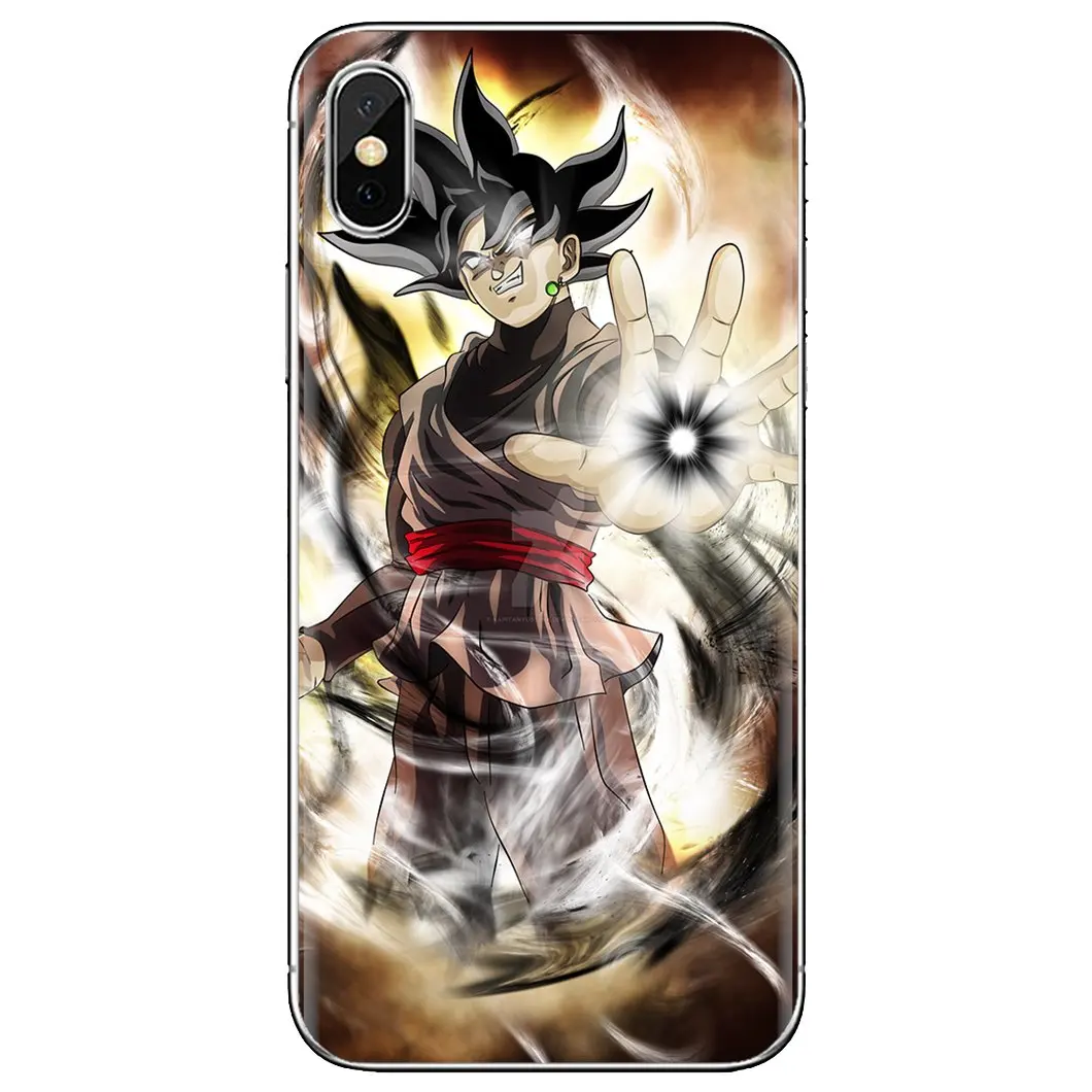 Чехлы для Xiaomi Redmi Note 10 10s 3S 4 4X 5 6 6A 7 8 8T 7A 9 9T 9s 9C 9A Pro Black Goku Dragon Ball Super Saiyajin |
