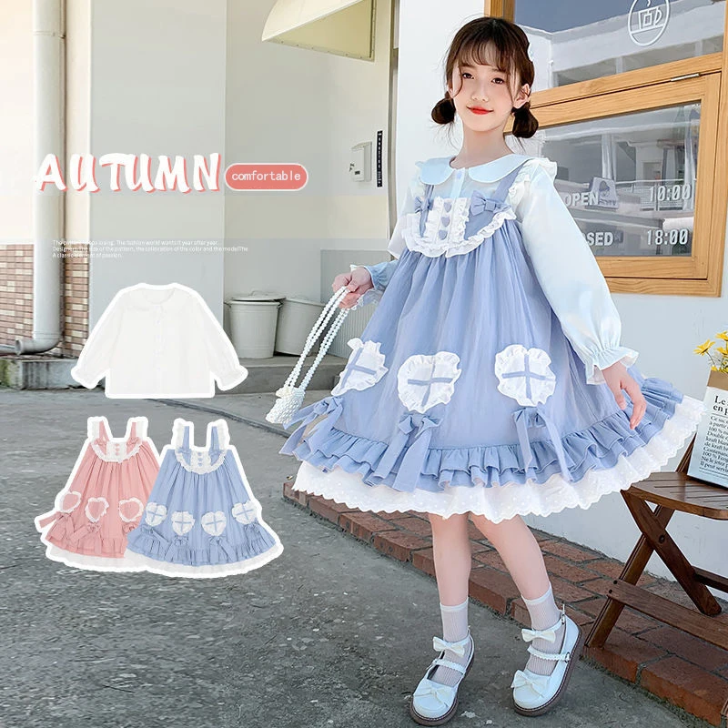 

Платье принцессы Детское весенне-осеннее с длинным рукавом