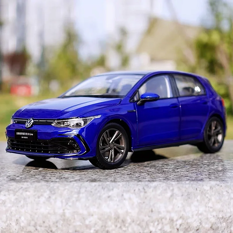 1:18 Volkswagen Golf R-Line 8-го поколения высокая имитация литья под давлением автомобиля