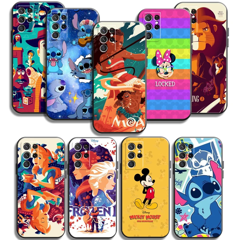 

Disney Cartoon Cute Phone Cases For Samsung Galaxy A31 A32 4G A32 5G A42 5G A20 A21 A22 4G 5G Funda Carcasa Back Cover Coque
