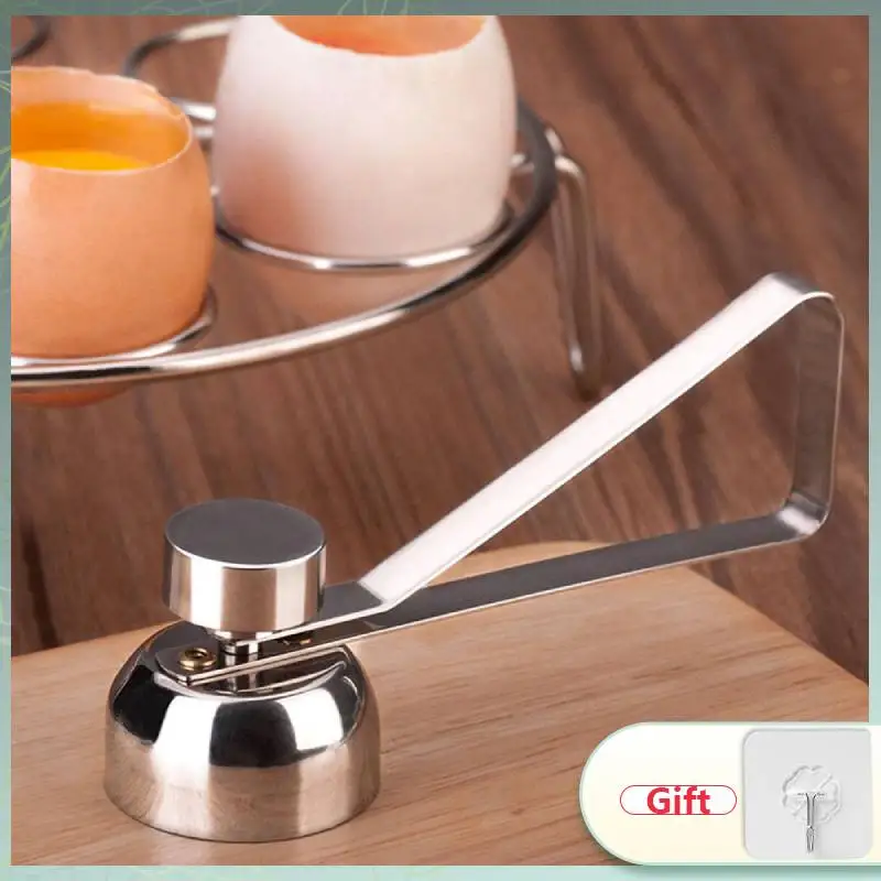 

Stainless Steel Egg Opener Double Head Egg Topper Scissors Creative Eggshell Cutter For Boiled Raw Egg Tool Kitchen Accessories
