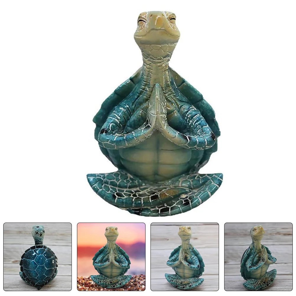 

Statue Decor Decorative Turtle Ornament Resin Tortoise Craft Garden Decoration Bathroom Decorations