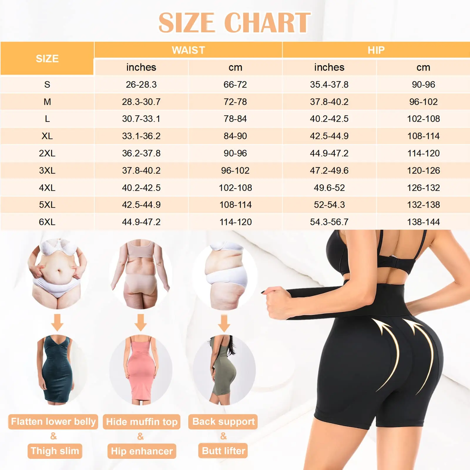 Hip Padded Shorts For Women Booty Enhancer High Waist Adjustable Tummy Control Butt Lifter Fake Ass Panty Plus Size Open Crotch