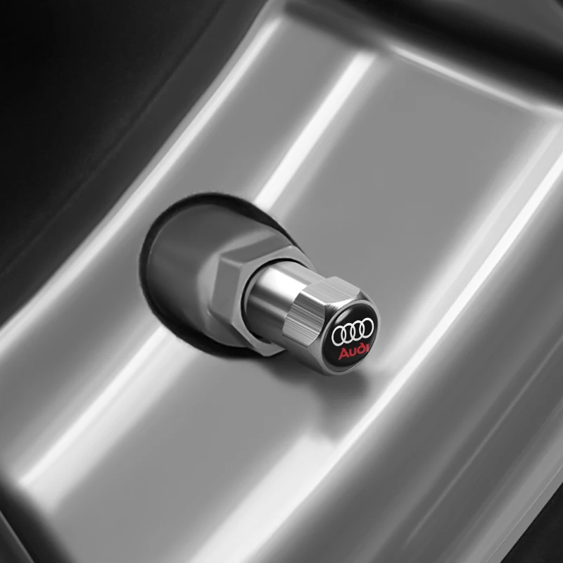 4 шт. колпачки на пневматические клапаны для Audi Sline A1 A3 A4 A5 A6 A7 A8 B8 B9 B6 C6 Q2 Q3 Q5 Q7 SQ6 SQ7 SQ8