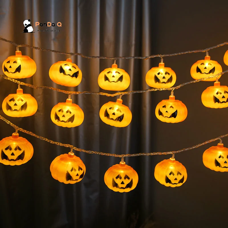 

Halloween Theme Pumpkin Lights Led String Lights Family Party Living Room Decoration Scene Design Holiday Decoration