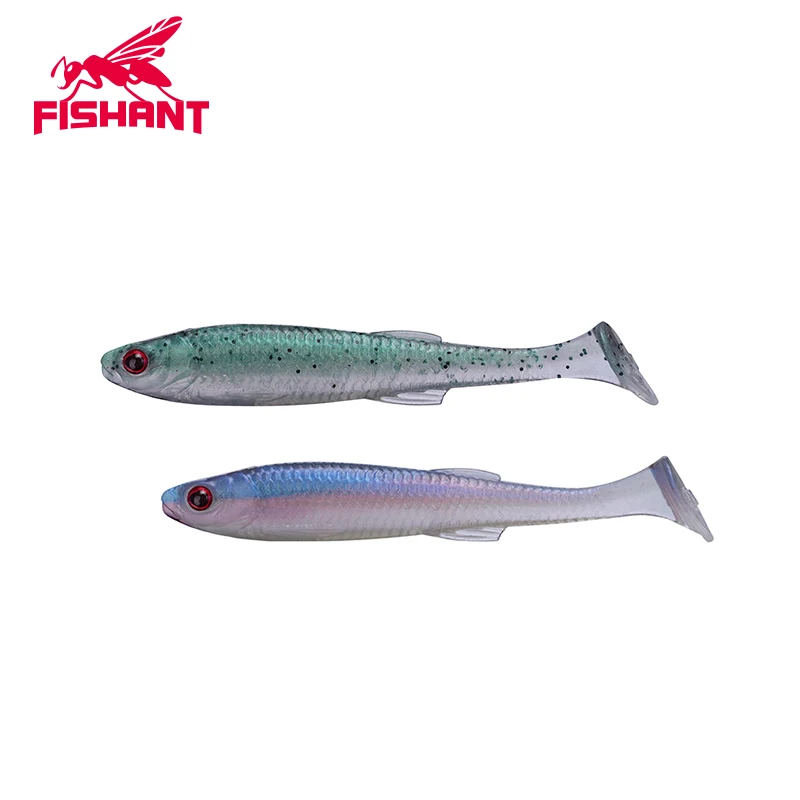 Фото Мягкая приманка FISHANT Fat Real Fish с Т-образным хвостом, 2,0/2,5/2,8 дюйма, плавающая приманка для дикой рыбалки, соревновательная рыбалка, окунь-мандаринка №1