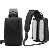 usb charging large capacity expansion chest bag removable breathable pressure relief pad shoulder bag mens fashion handbags