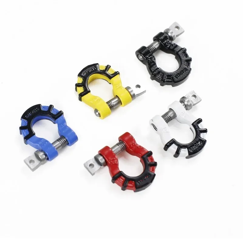 2 шт. металлический бампер D-образное кольцо красный буксирный крюк прицеп