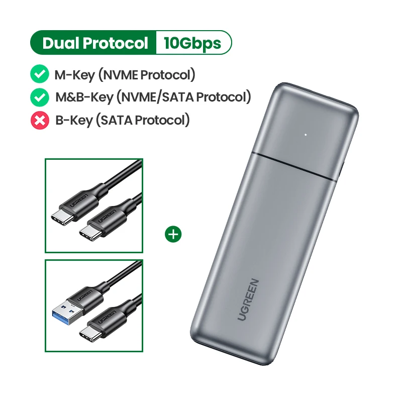  Корпус для SSD-накопителя Ugreen M2 