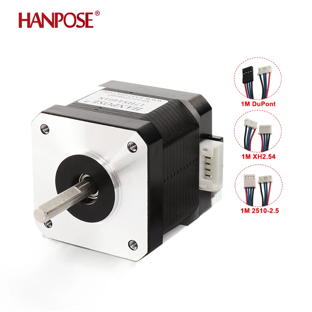 Шаговый электродвигатель Nema17 1 8 градусов 40 Н. См крутящий момент ток А 17HS4401S 2 фазы