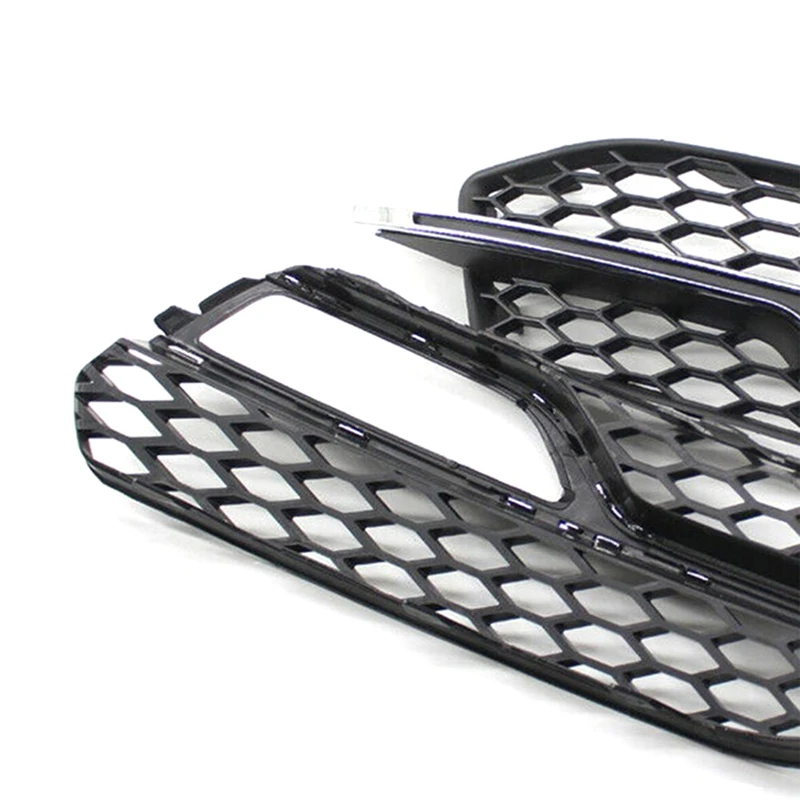 8V3807682L 8V3807682G Car Front Lower Fog Light Grill Cover Lamp Grille Frame For S3 A3 S-Line 2013-2017