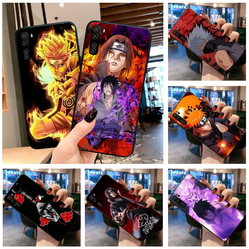 

Naruto Uchiha Sasuke Itachi Kakashi Pain Phone Case for Huawei P20 P30 P40 lite E Pro Mate 40 30 20 Pro P Smart 2020 P10