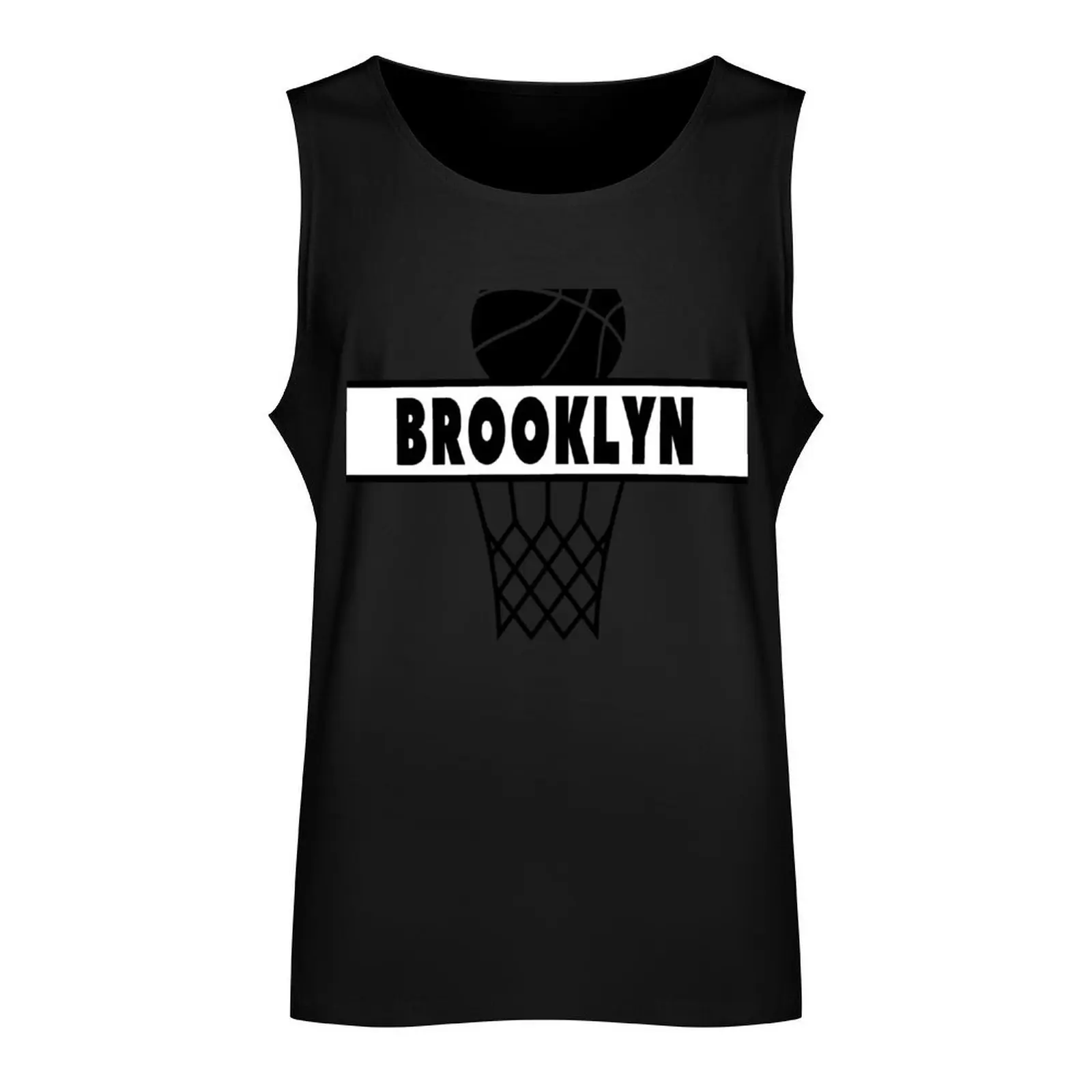 Майка Brooklyn без рукавов футболка спортивный жилет мужская одежда