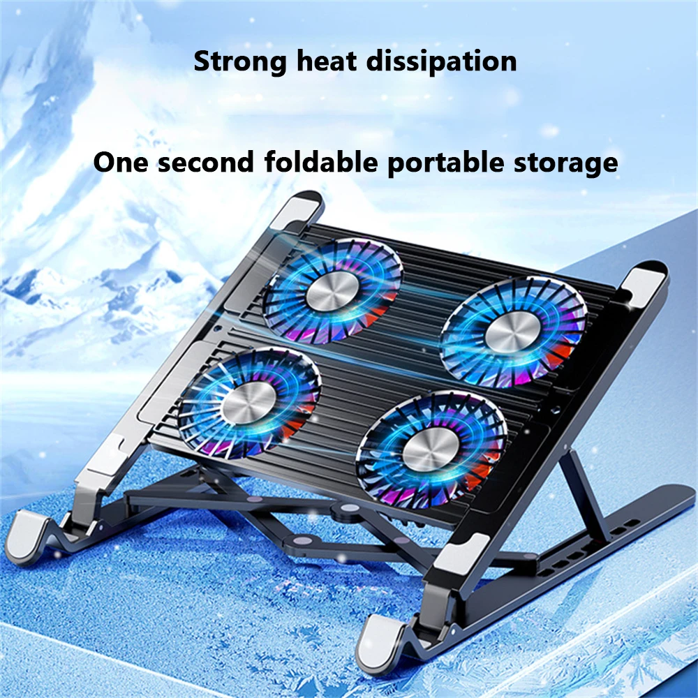 

High Speed Air Cooling Notebook Holder Support Stability Bifurcated Structure Tablet Rack Fall Resistance Strong Cooling Laptop