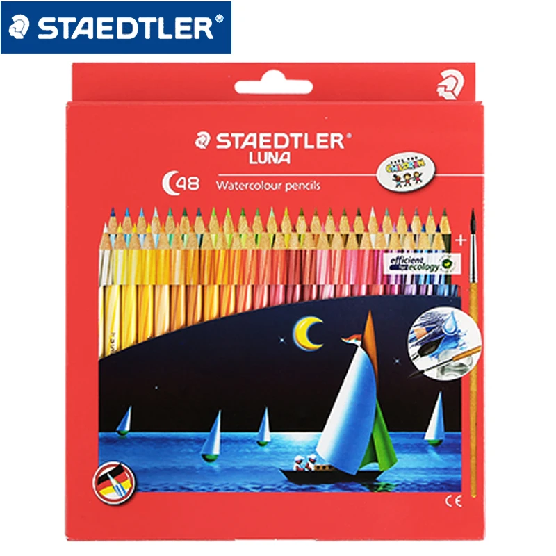 137 C48 Water-soluble Drawing Pencil Set Office School Stationery Watercolor Pencils Art Supplies