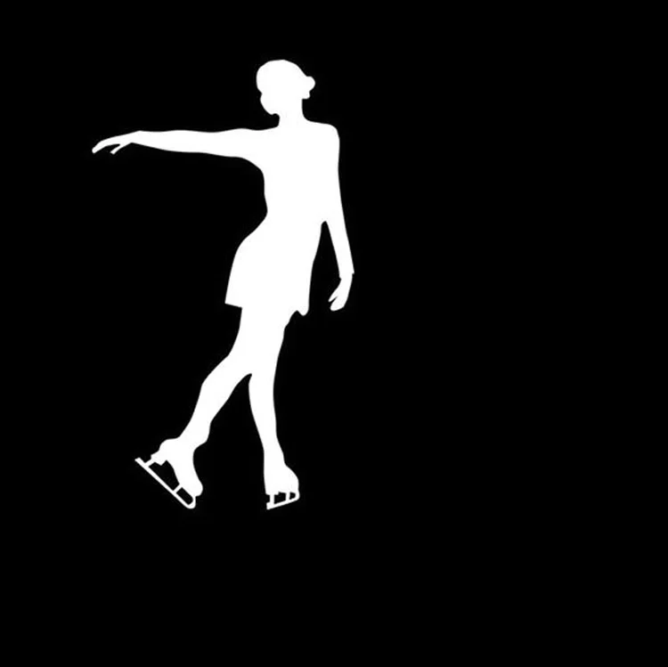 Трансфер "Творческий современный фигурное катание зимние виды спорта автомобильные наклейки ледовый танец поза мотоцикл на."