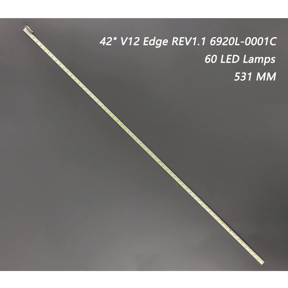 

LE42A70W 42LS4100 42LM620T 42LM6200 42LM620S 42LM615S 6920L-0001C 6922L-0016A 6916L-0912A 42 V12 Edge REV1.1 1Pcs=60LED 531 tv