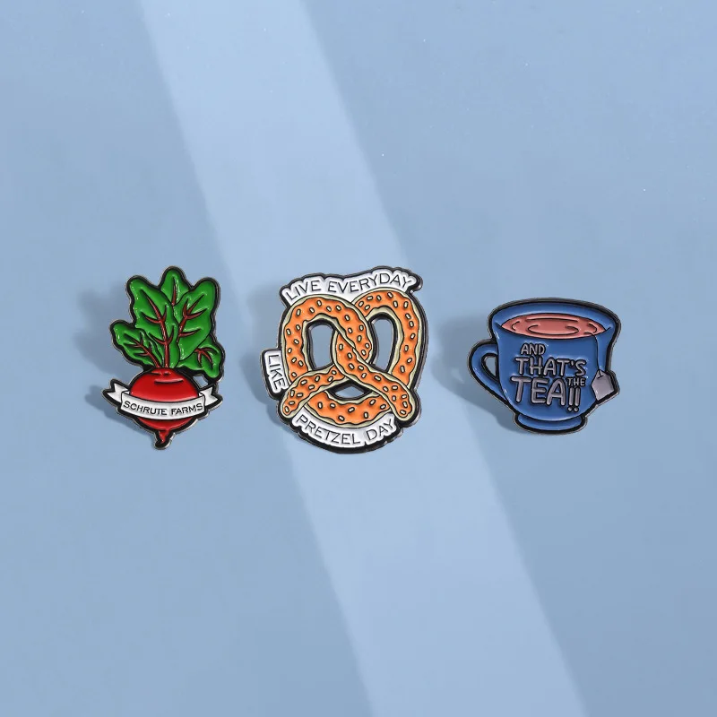 Забавный ситком телешоу эмалированные булавки брошь в прямом эфире каждый день