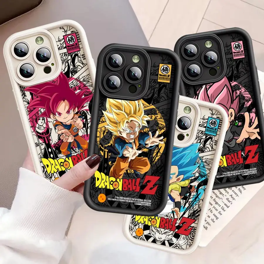 Аниме мультфильм D-ragon B-alls телефонный чехол для Samsung Galaxy A15 4G A53 A25 A54 A73 A35 A55 A52 5G A71 A72