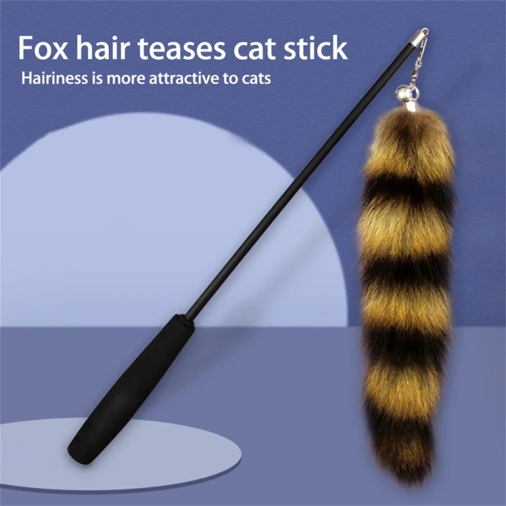 

Funny Cat Feather Retractable Feather Bell Refill Replacement Catcher Product for Kitten Toy Feather Teaser Stick Wand Pet Toy