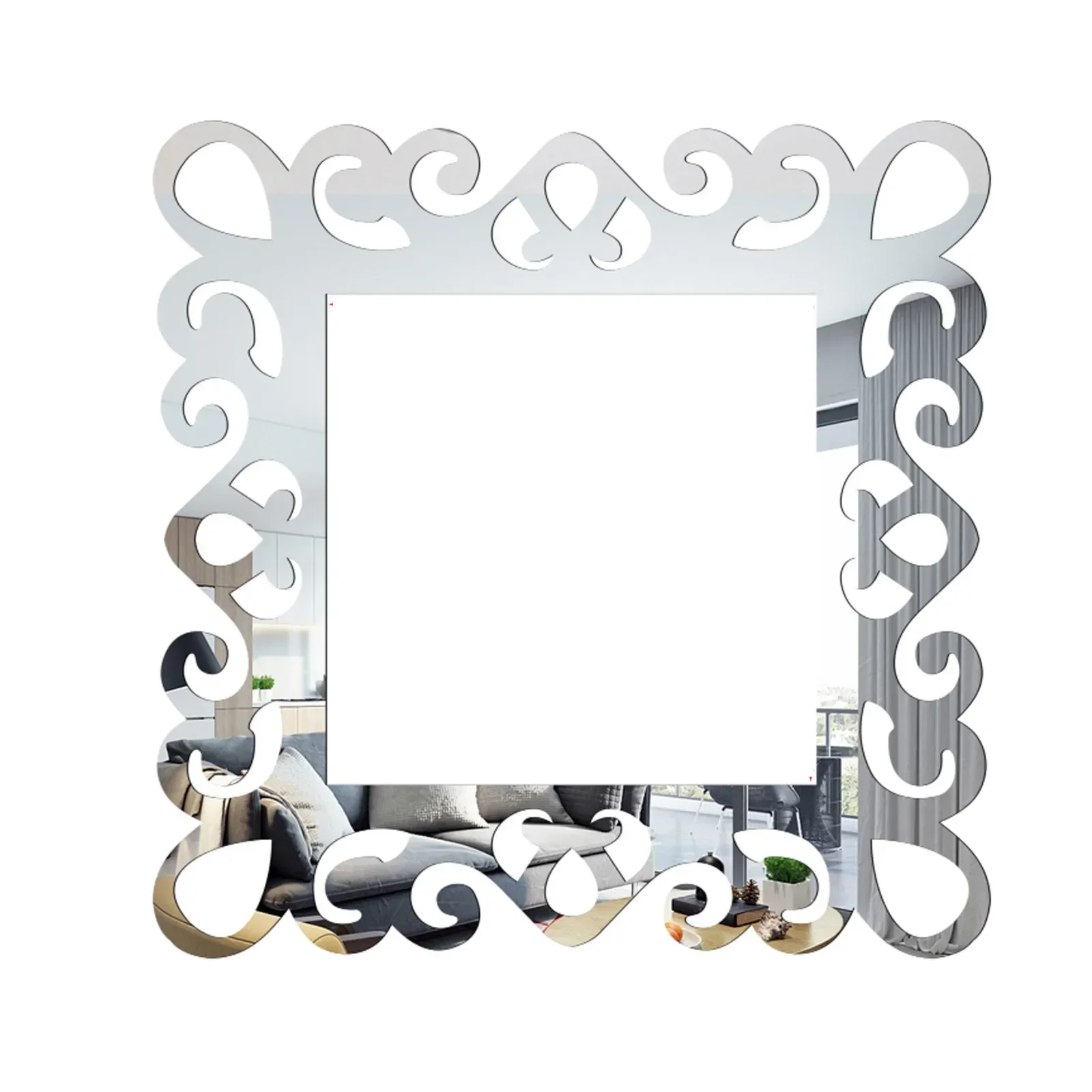 

Зеркальная наклейка для выключателя света