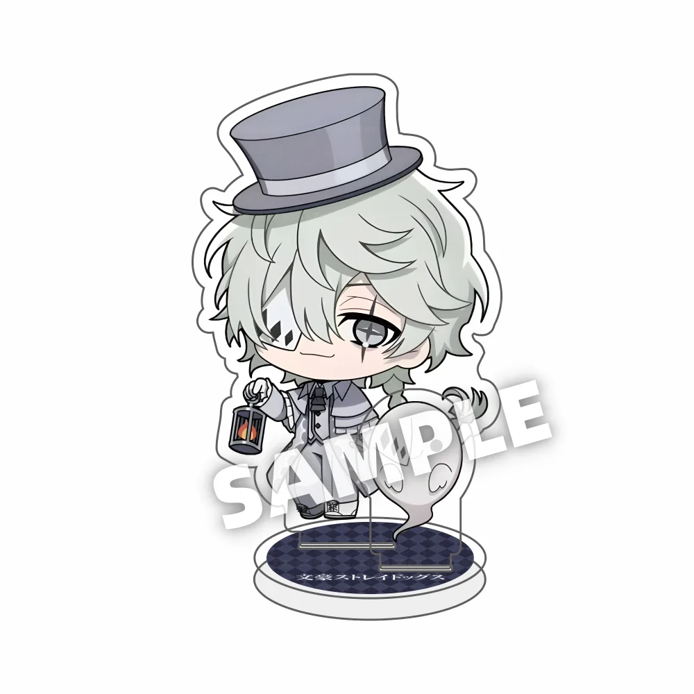 Фото Акриловый брелок-подвеска по аниме Bungo Stray Dogs, акриловая подставка, фигурки Ода Сакуносукэ и Дазай Осаму, модель для декора рабочего стола, подарок №4