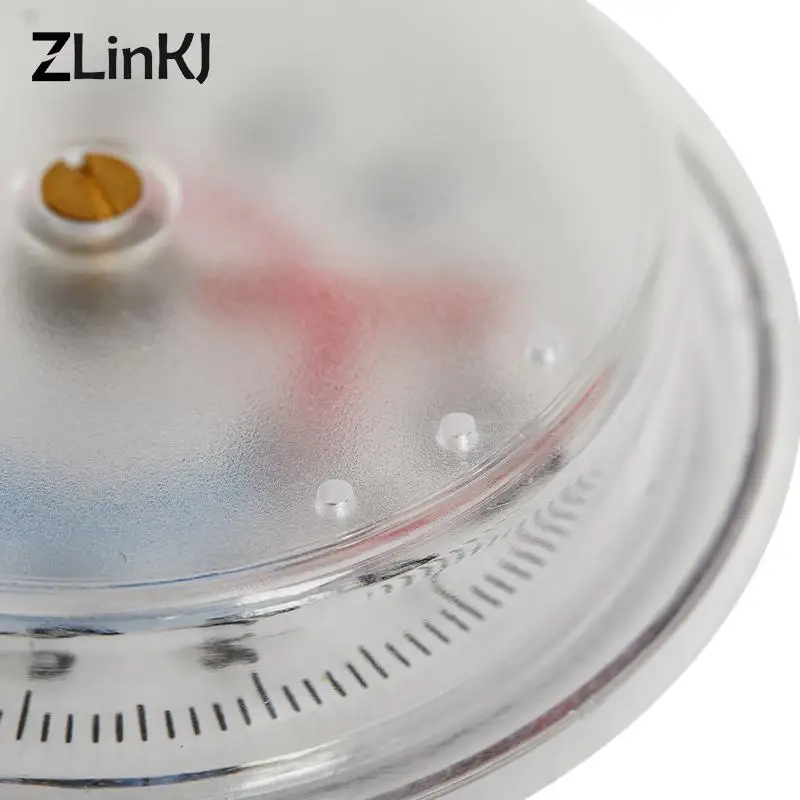 

1pcs Round Plastic Door And Window Thermometer Outdoor Door Window Thermometer Pointer Type Cold And Heat Watch
