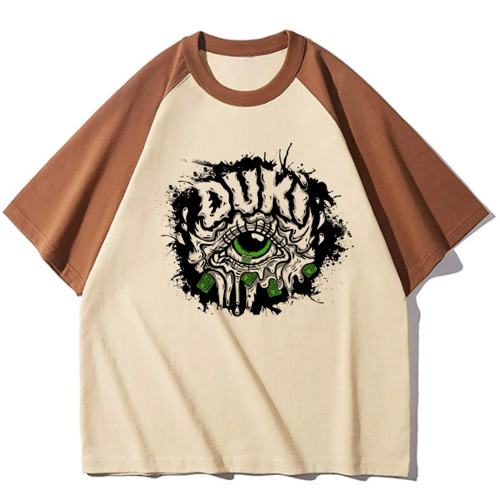 Топ Дуки женская летняя футболка с рисунком в стиле Харадзюку одежда аниме для