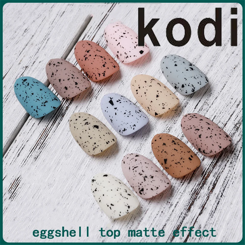 

KODI GEL 8ml Nail Gel Eggshell Gel Nail Polish Transparent Gel Soak Off Nail Art Gel UV LED Varnish With Any Color Base Top Coa