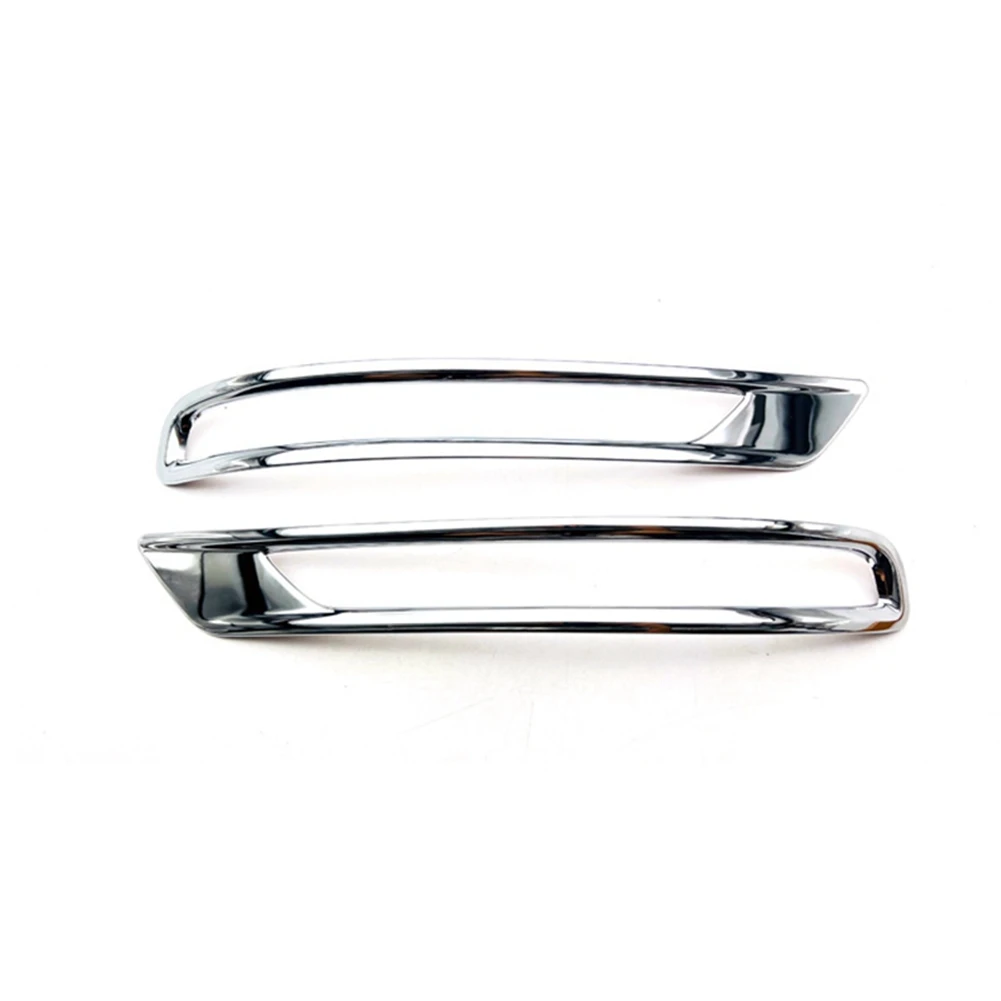 

Car Chrome Silver Rear Reflector Fog Light Lamp Cover Trim Bezel Frame for Mitsubishi Outlander 2022 2023