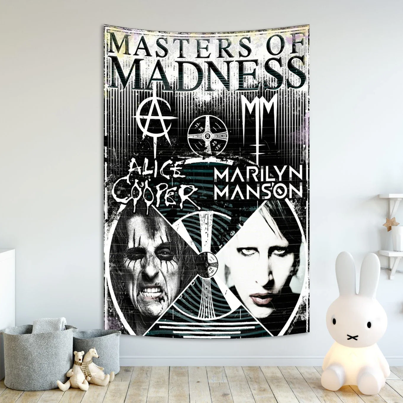 Сатаническая группа демон Мэрилин мансонс плакат с изображением Бафомета