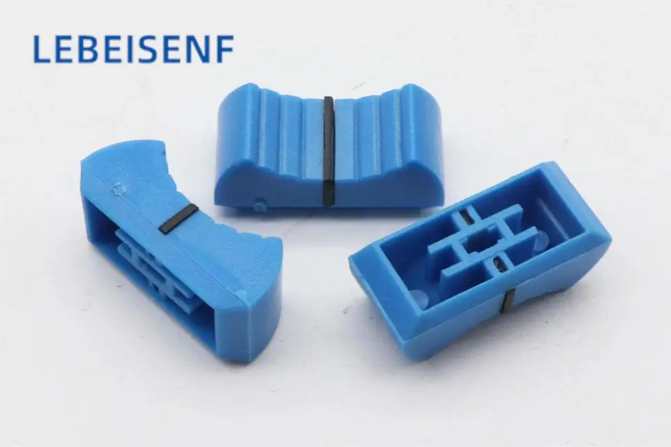 

1000 шт., синий микшер, крышка фейдера, прямая, скользящая Кнопка потенциометра, регулятор яркости/ручка управления, крышка с отверстием 4 мм, аудиофункция