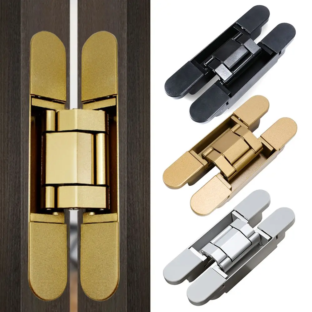 

Folding Loop Stainless Steel Concealed Cross Door Hinge Window Accessories Hidden Hinges Furniture Supplies