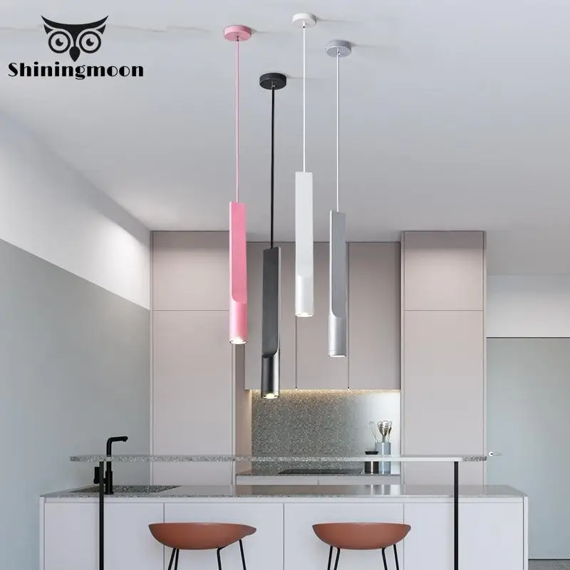 

Modern LED Pendant Lights Bedroom Bedside Lamp Minimalist Pendant Lamp Bar Home Decor Loft Personality Kitcghen Hanging Lamp