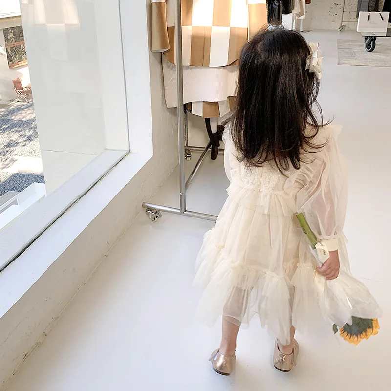 Летнее платье Мила Чоу для маленьких девочек 2022 милое шифоновое принцессы с
