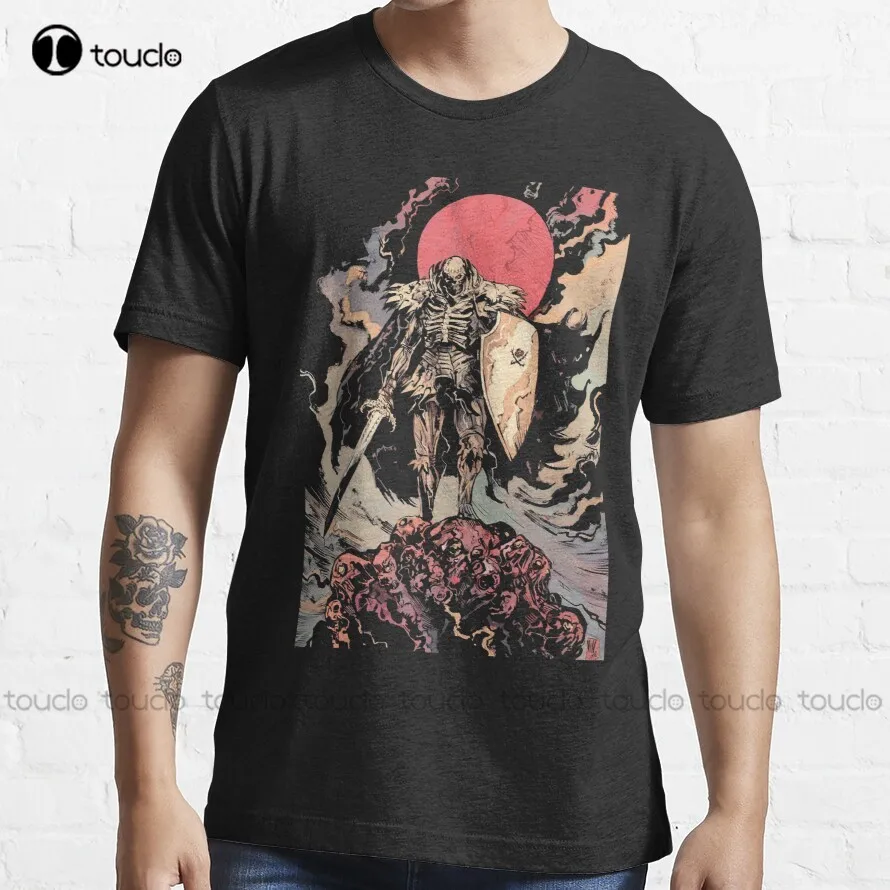 

Брендовая трендовая футболка Berserk, бейсбольная рубашка, Женская Высококачественная Милая элегантная Милая хлопковая Футболка с героями мультфильмов, новинка