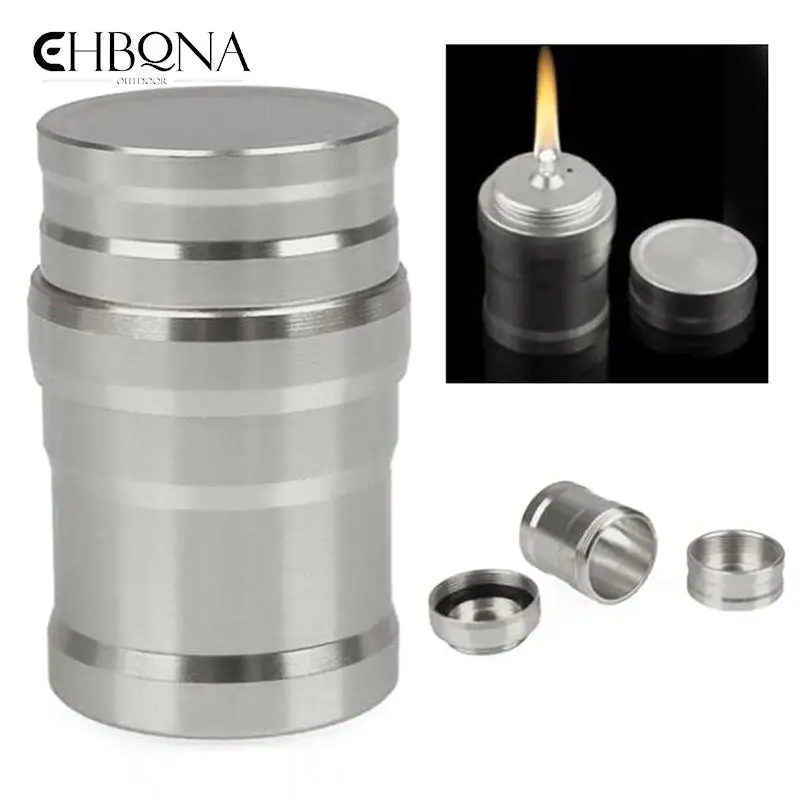 

Портативная Алюминиевая миниатюрная спиртовая Лампа без спирта, походные печи, жидкость для выживания, туристические аксессуары