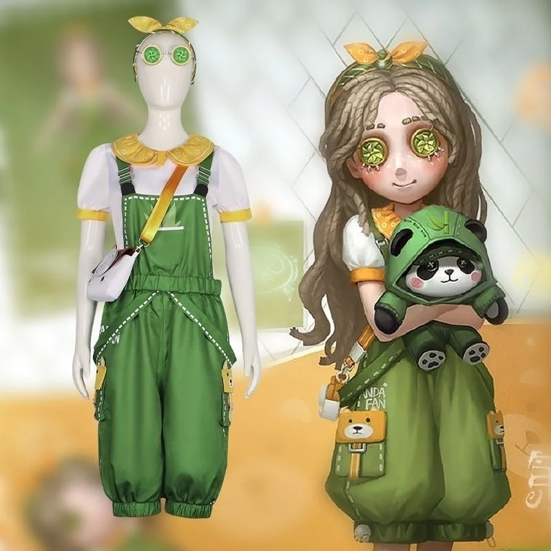 Пятая личность COS Survivor Girl - Rolling Partner Panda Strap Костюм Косплей Ролевая игра