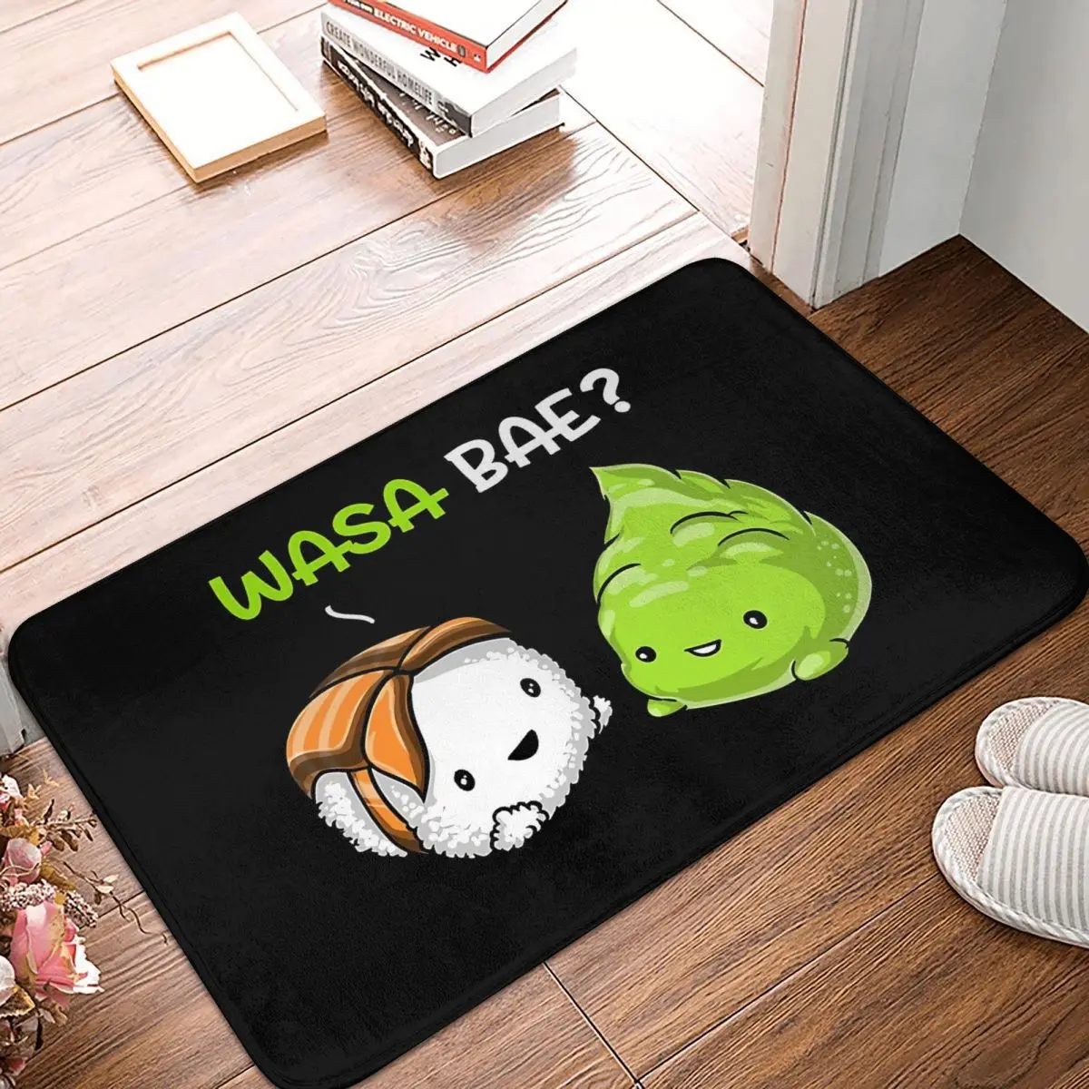 

Нескользящий Придверный коврик для суши Wasabi Wasa Bae, кухонный коврик для ванной, Молитвенный Ковер, домашний современный декор