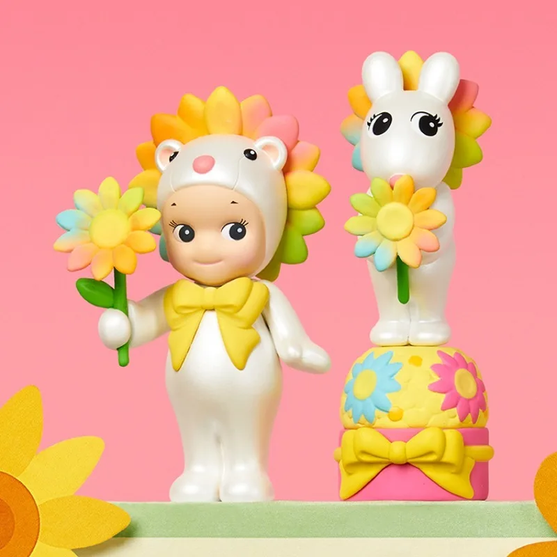 

Цветочный подарок с ангелом Sonny, искусственная серия, кукла с радужными маргаритками и львиными цветами, украшение для девочек, подарок-сюрприз, игрушка