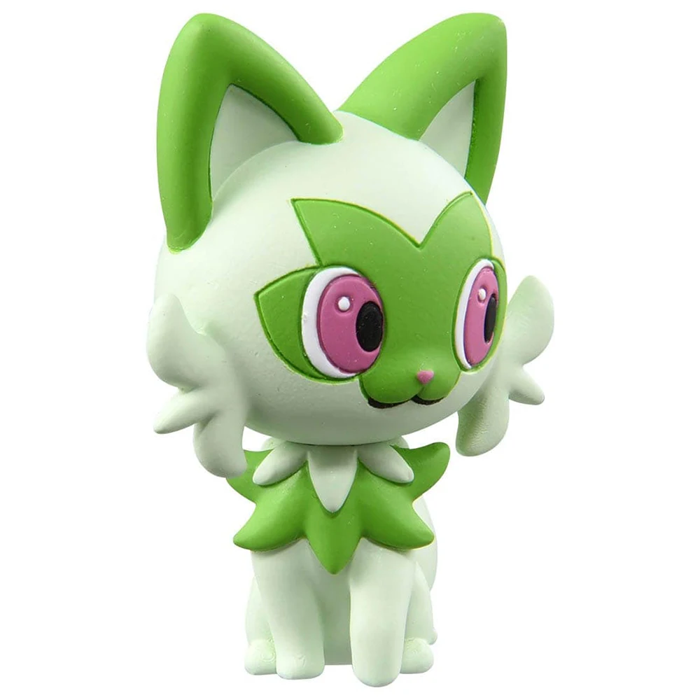 Фото Оригинальная коллекционная фигурка TAKARA TOMY Pokemon Monster Collection MS-03 Sprigatito и MS-05 Quaxly, аниме-игровая модель, игрушка, в наличии №4