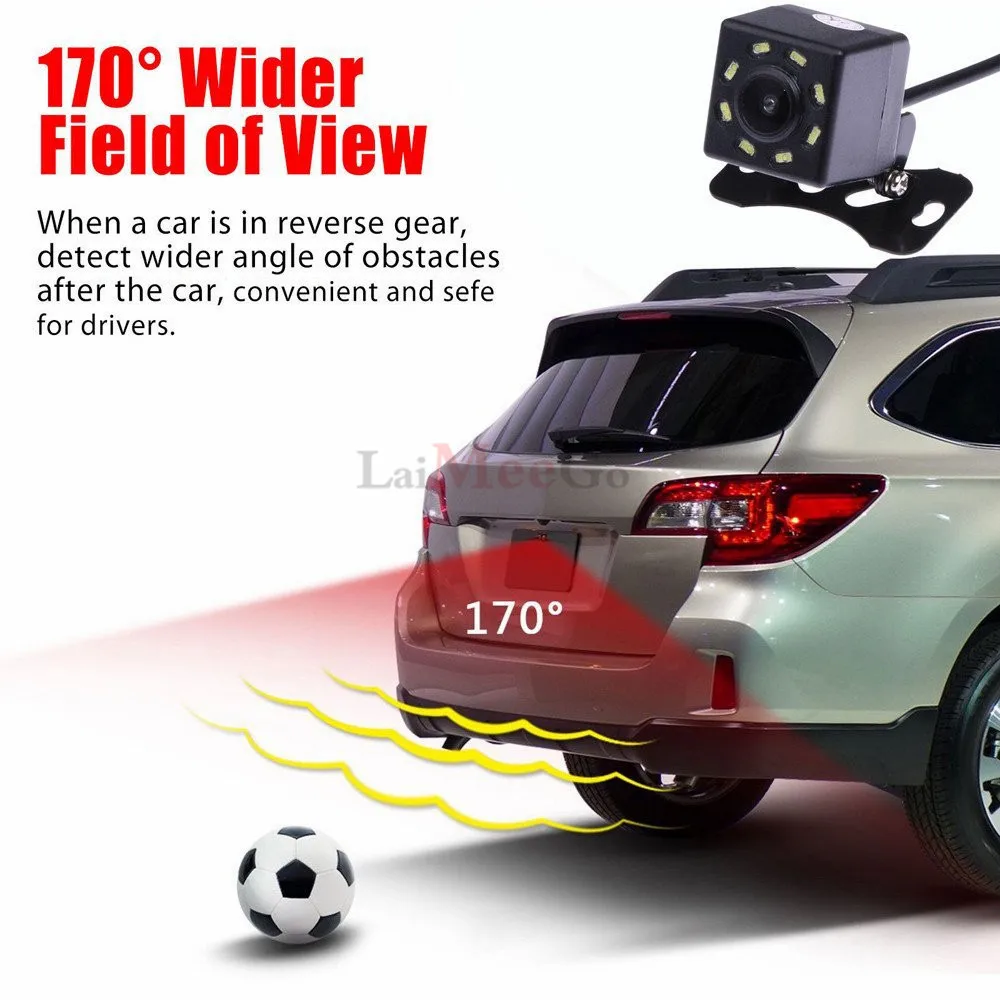 Универсальная система обратной парковки 7 дюймов TFT ЖК-экран Автомобильный
